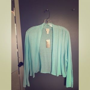 Powder blue cardigan